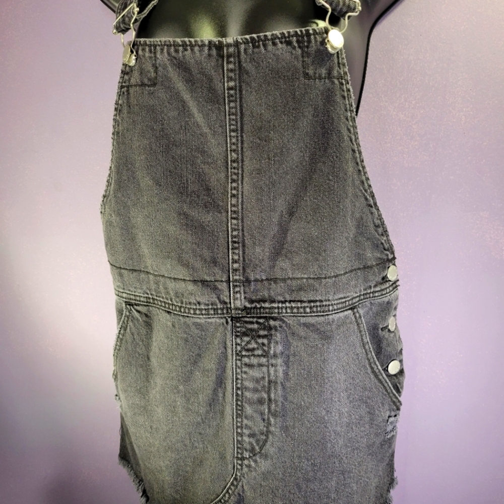 Free People Women's Distressed Denim Skirtall